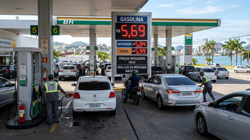 Gasolina recua em Vitória e mostra como os preços nacionais dos combustíveis afetam o bolso dos capixabas